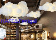 Ονείρου σύννεφων διογκώσιμη φεγγαριών διακόσμηση 220V έκθεσης εστιατορίων λαμπτήρων μπαλονιών ελαφριά