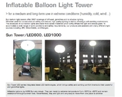 1000w φως μπαλονιών φεγγαριών τρίποδων με το μεταφερόμενο κινητό όχημα φωτισμού