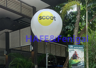 Διαφήμιση του διακοσμητικού οδηγού 90cm δραστηριότητας έκθεσης φω'των 600W μπαλονιών φεγγαριών τρίποδων PVC