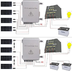 Κουτί διανομής 6 ράβδων ανθεκτικό στις καιρικές συνθήκες για σύστημα ηλιακών πάνελ στο δίκτυο / εκτός δικτύου