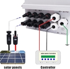 Κουτί διανομής 6 ράβδων ανθεκτικό στις καιρικές συνθήκες για σύστημα ηλιακών πάνελ στο δίκτυο / εκτός δικτύου