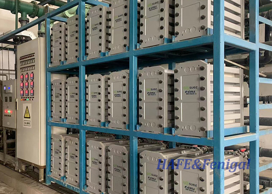 Ηλεκτρονικές ενότητες EDI της Veolia E-Cell-3X Μέγιστη παραγωγή νερού 6,4 m3/ώρα Απορρόφηση έως 97%