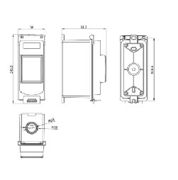 IP66 Πλαίσιο διανομής για πλήρη συμβατότητα και εύκολη εγκατάσταση 276X 154X 145mm