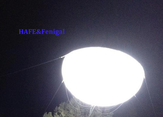 Ελλειψή 3.6kw Ηλίου Αερογεμάτο Δαμασμένο LED DMX CRMX Ελέγχου Φόρμας Βαλόνι Φως