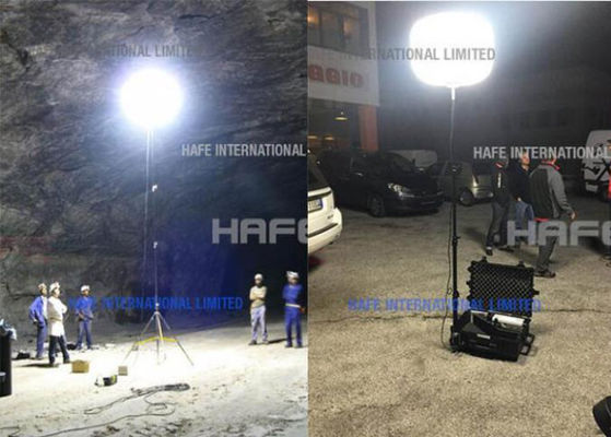 Φορητό μη λάμψη Βιομηχανικό 480W SUN LED μπαλόνι Φως Προσαρμόσιμος φωτισμός ασφαλείας