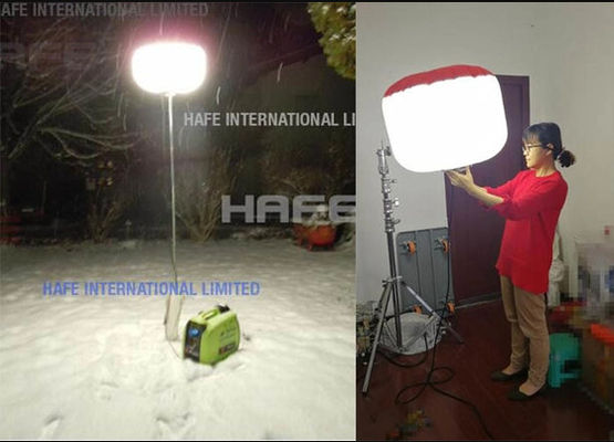 Φορητό μη λάμψη Βιομηχανικό 480W SUN LED μπαλόνι Φως Προσαρμόσιμος φωτισμός ασφαλείας