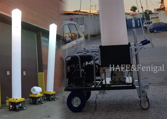 Εξωτερικό τροφοδοτικό (προαιρετικό) 120V/50HZ HID 1000w Φουσκωτός Πύργος Φωτισμού Έκτακτης Ανάγκης Μπαταρία