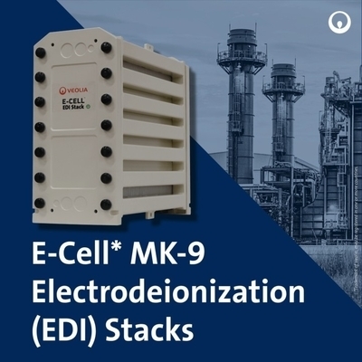 Βέολια MK-9 EDI Stack 35 GPM Υπερκαθαρό νερό για ηλιακή φωτοβολταϊκή ενέργεια