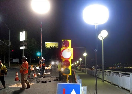 800W Dimmable LED Inflatable Light Tower Προσαρμόσιμο για τη νυχτερινή διάσωση Ασφάλεια κατασκευής