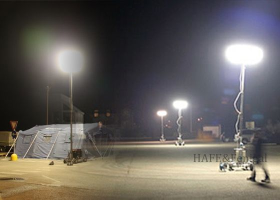 Λύση Βιομηχανικού Φωτισμού Διάσωσης με LED Μπαλόνια Τριπόδου 200W Χωρίς Θάμβωση
