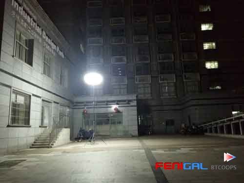 Λύση Βιομηχανικού Φωτισμού Διάσωσης με LED Μπαλόνια Τριπόδου 200W Χωρίς Θάμβωση