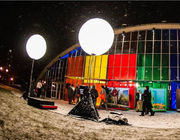 Μπαλόνι ελαφρύ 400w φεγγαριών των οδηγήσεων μαργαριταριών με την εκτύπωση λογότυπων στη σκηνική διακόσμηση γεγονότος στάσεων τρίποδων