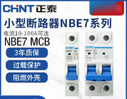 Chint NBE7, μικροσκοπικός διακόπτης 6~63A, 80~125A, 1P, 2P, 3P, 4P NB7 για την προστασία AC220, 230V, χρήση κυκλωμάτων 240V