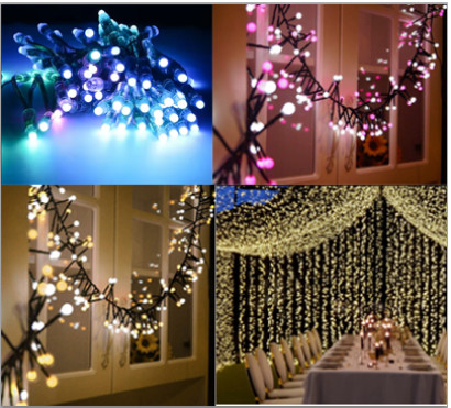 Ζεστή πώληση εξωτερικά Ανερόστερα Χριστουγεννιάτικα φώτα Led String Χριστουγεννιάτικα φώτα Led String φώτα