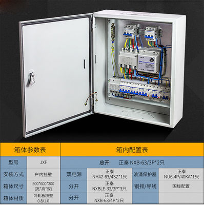 Ηλεκτρικό κιβώτιο διανομής εναλλασσόμενου ρεύματος επιτροπής διανομής SPHC 60A 220V
